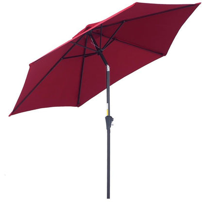 2.7M Garden Parasol Umbrella With Tilt And Crank