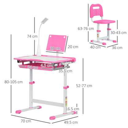 Kids Desk and Chair Set