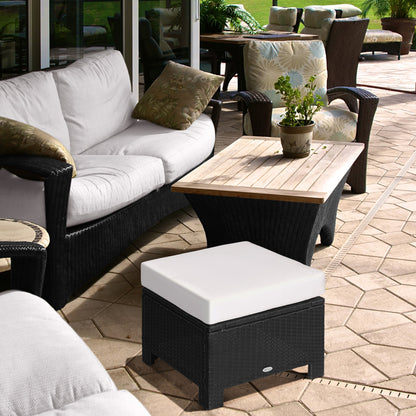 Rattan Ottoman