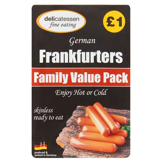 Delicatessen Fine Eating Frankfurter 12s Family Pack