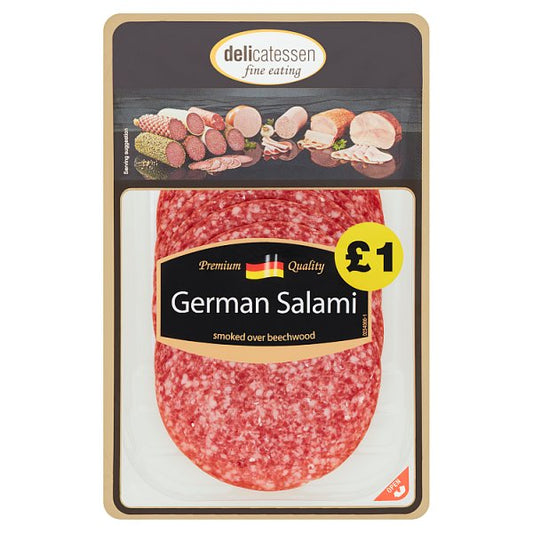 Delicatessen Fine Eating Sliced German Salami