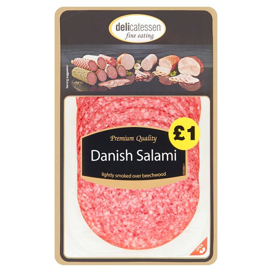 Delicatessen Fine Eating Sliced Danish Salami