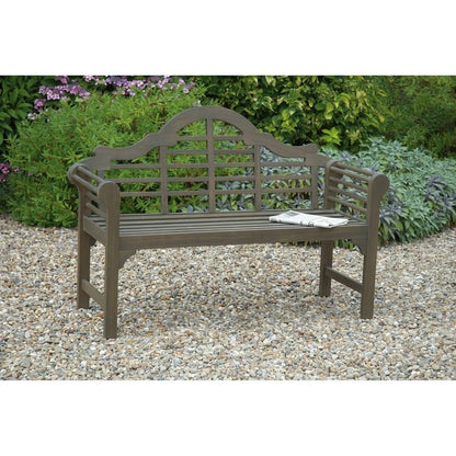 Lutyens Style Garden Bench Grey