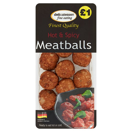 Delicatessen Fine Eating Hot & Spicy Meatballs