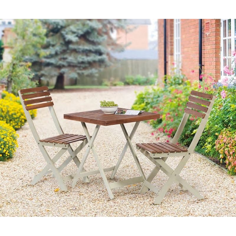 Burley Garden Bistro Set by Greenhurst - 2 Seats