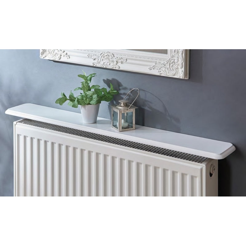 115.5cm Home Radiator Shelf - White Colour