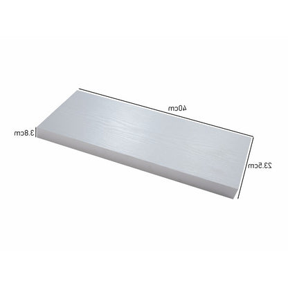 40cm Pack of 2 Floating Shelves White