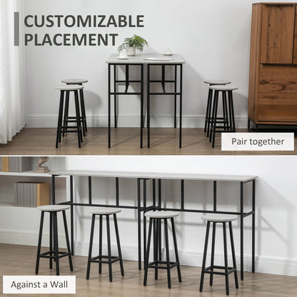 6-Piece Bar Table Set