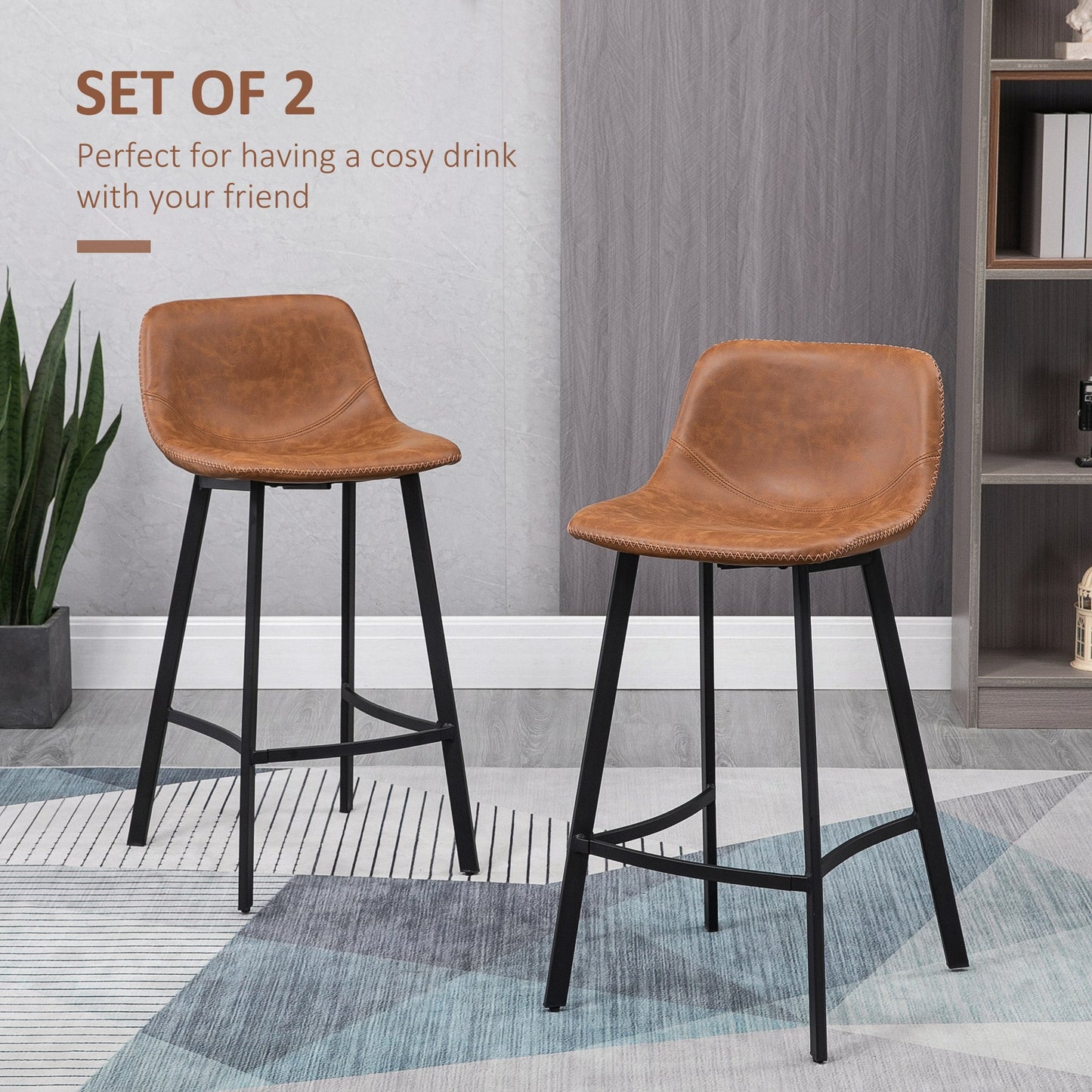 Bar Stools Set of 2