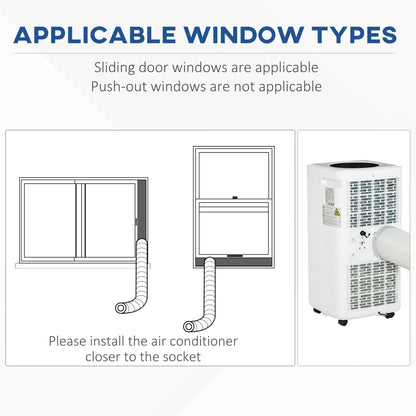 A Rated 10,000 BTU 4-In-1 Portable Dehumindifier With Remote & 24 Hour Timer