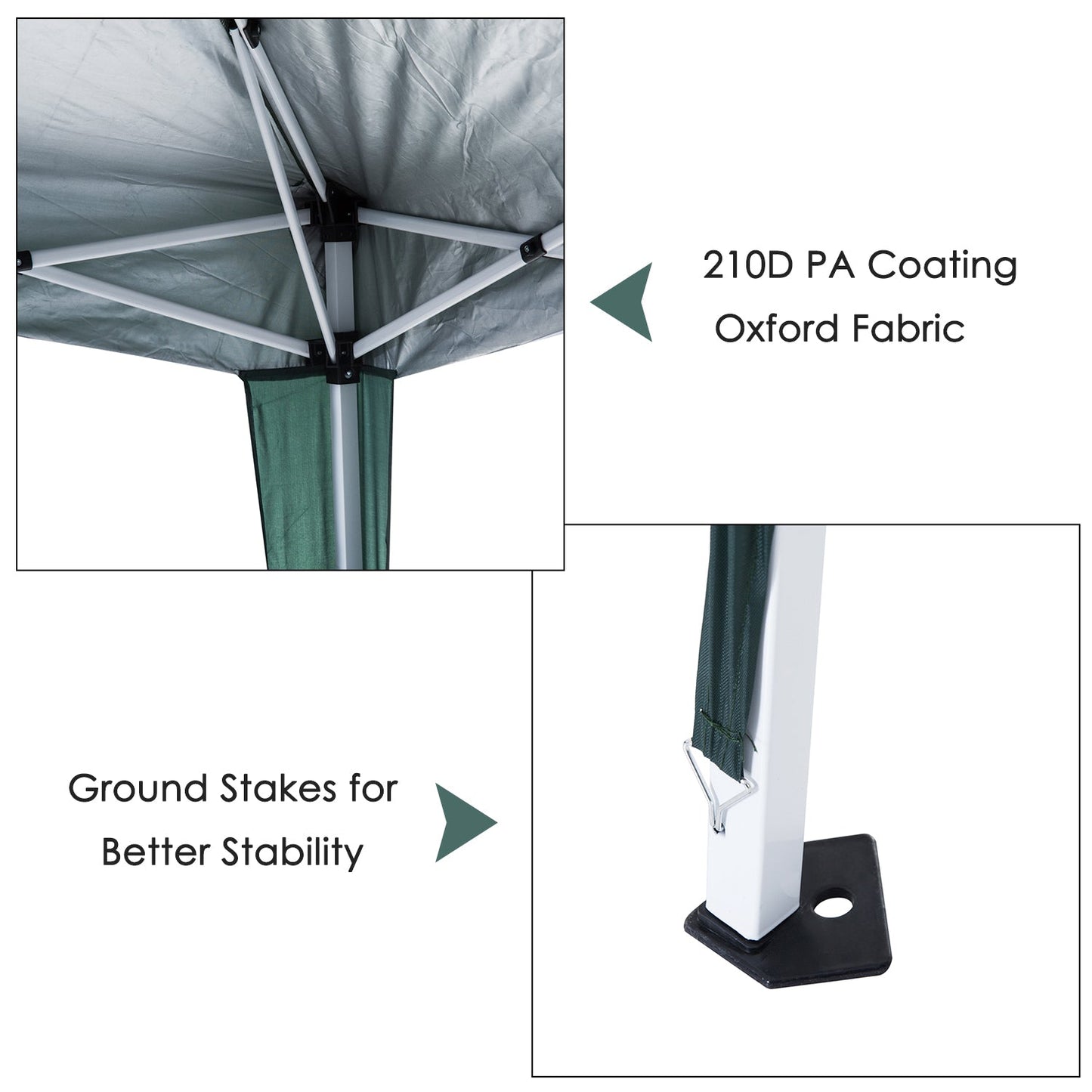 Slant Leg Pop Up Gazebo with Carry Bag