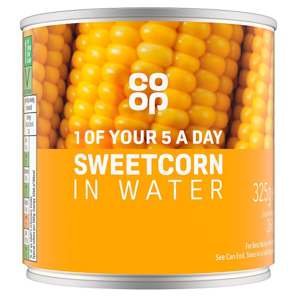 Co-Op Naturally Sweet Sweetcorn In Water