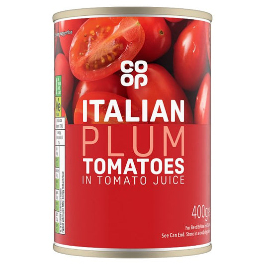 Co-Op Peeled Plum Tomatoes In Tomato Juice