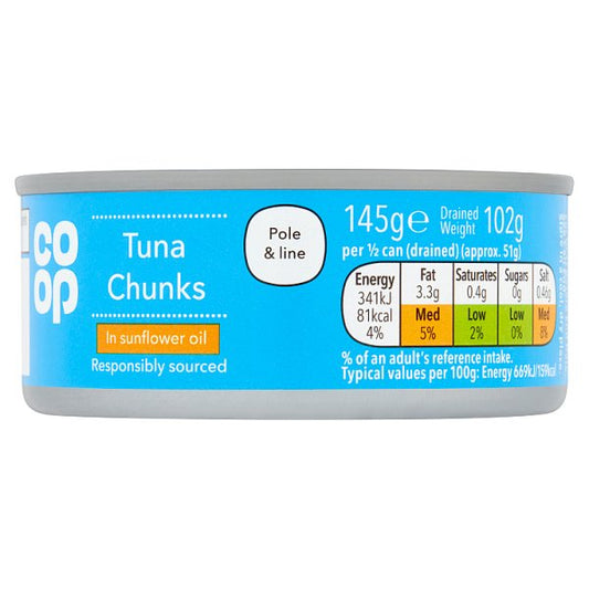 Co-Op Tuna Chunks In Sunflower Oil