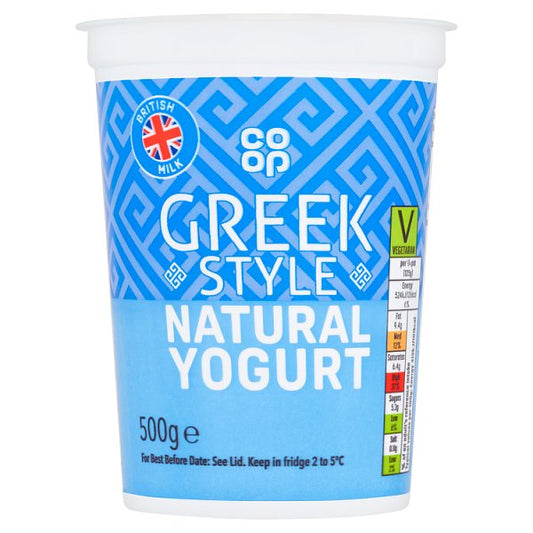 Co-Op Greek Style Natural Yogurt