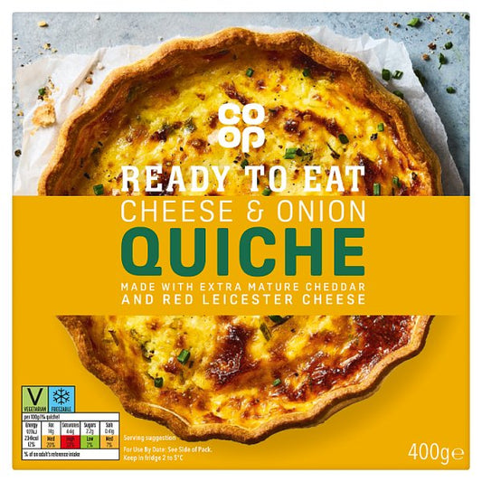 Co-Op Cheese And Onion Quiche