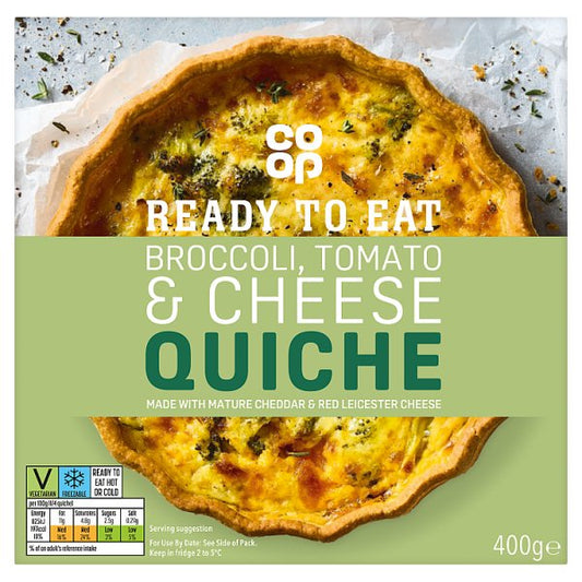 Co-Op Broccoli & Cheese Quiche