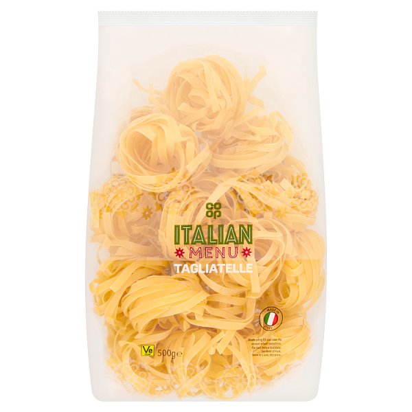 Co-Op Tagliatelle Plain Pasta Ribbons