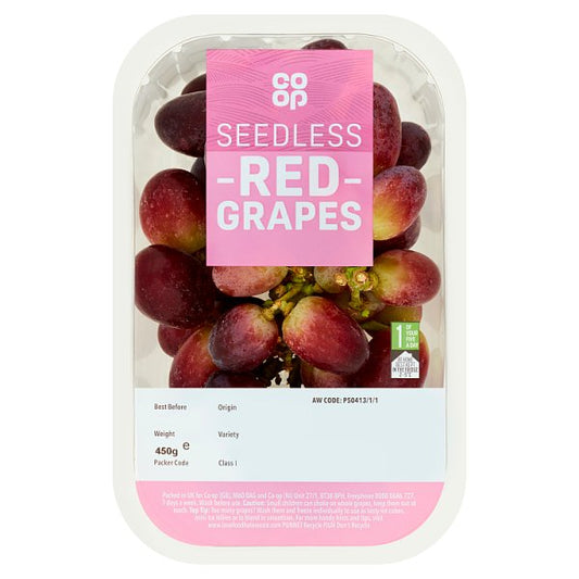 Co-Op Red Seedless Grapes