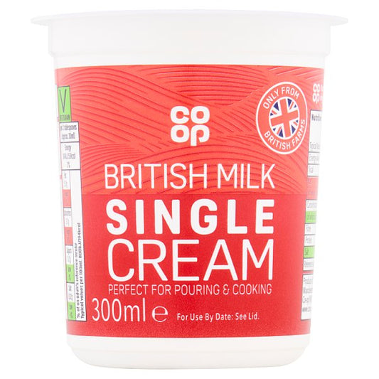 Co-Op Fresh Single Cream