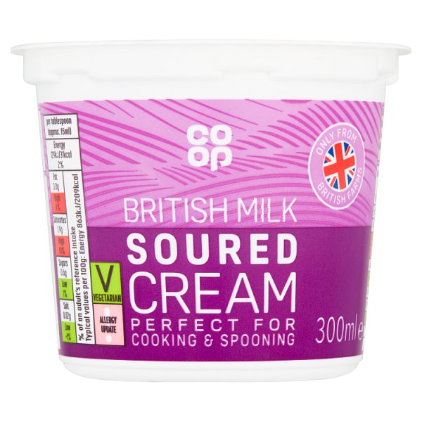 Co-Op Soured Cream