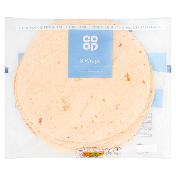 Co-Op Large Original Tortilla Wraps