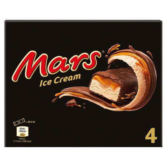 Mars Ice Cream Bars 4 Pack