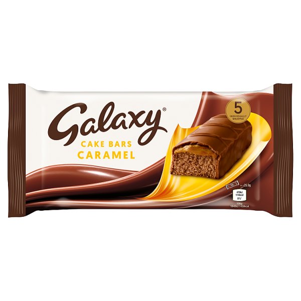 Mcvities Galaxy Caramel Cake Bar 5 Pack