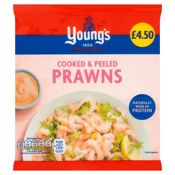 Youngs Prawns Pmâ£4.50