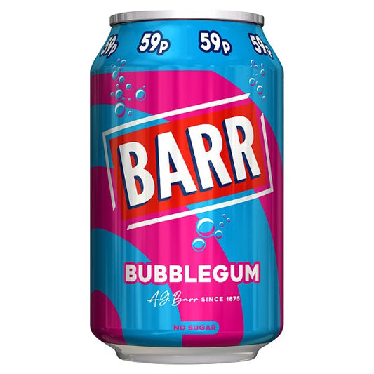 Barr Bubblegum Canned Drink