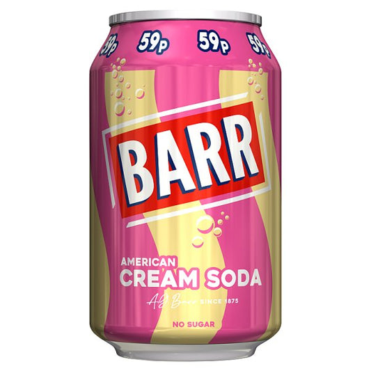 Barr Cream Soda Canned Drink