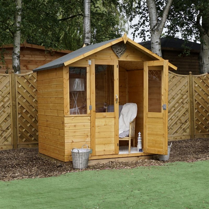 Mercia Bournemouth 7' 4" x 5' 8" Apex Summerhouse - Premium Dip Treated Shiplap