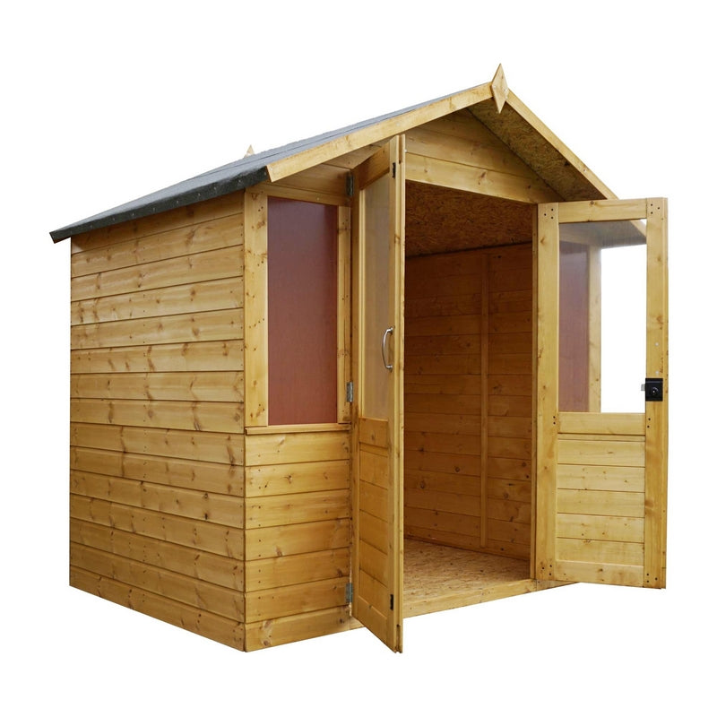 Mercia Bournemouth 7' 4" x 5' 8" Apex Summerhouse - Premium Dip Treated Shiplap