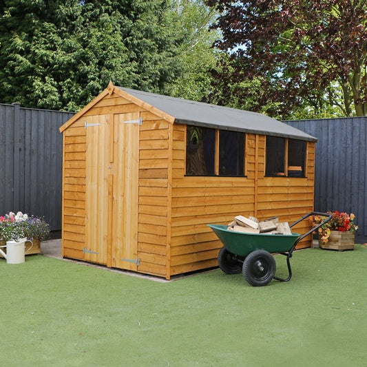 Mercia 6' 3" x 9' 10" Apex Shed - Budget Dip Treated Overlap