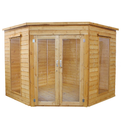 Mercia Premier 8' 4" x 8' 4" Pent Summerhouse - Premium Dip Treated Shiplap