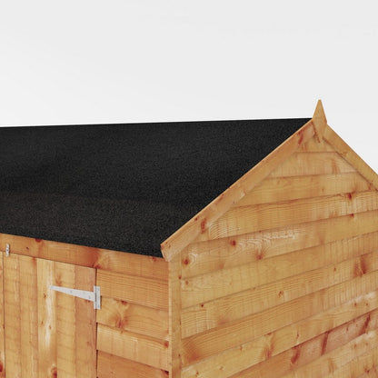 Mercia 7' 10" x 6' 3" Reverse Apex Shed - Budget Dip Treated Overlap