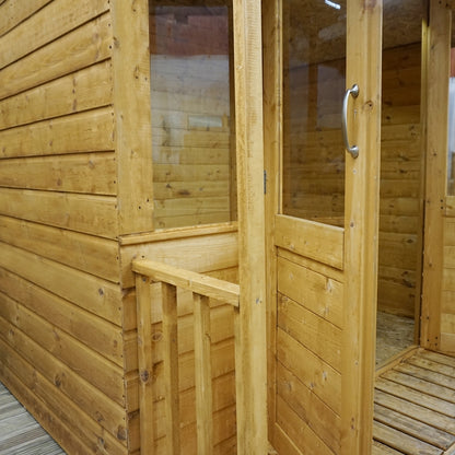 Mercia Bournemouth 7' 3" x 7' 3" Apex Summerhouse - Premium Dip Treated Shiplap