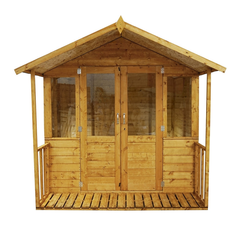 Mercia Bournemouth 7' 3" x 7' 3" Apex Summerhouse - Premium Dip Treated Shiplap