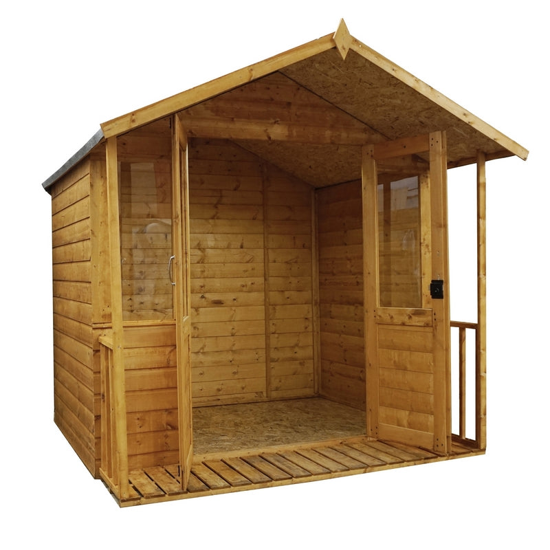 Mercia Bournemouth 7' 3" x 7' 3" Apex Summerhouse - Premium Dip Treated Shiplap