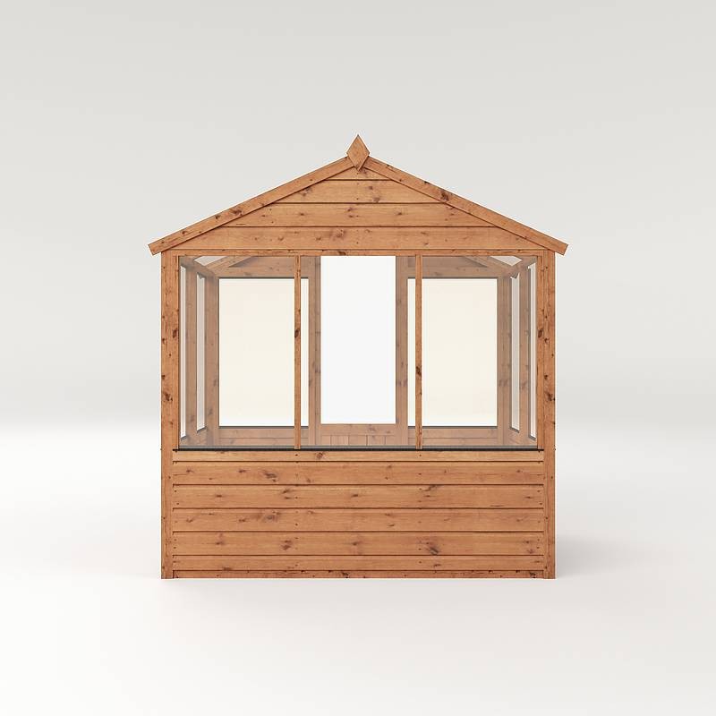 Mercia Evesham 6' 2" x 3' 11" Apex Greenhouse - Premium Dip Treated Shiplap