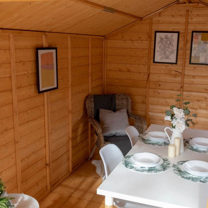 Mercia Wessex 8' 2 x 12' Apex Summerhouse - Premium Dip Treated Shiplap