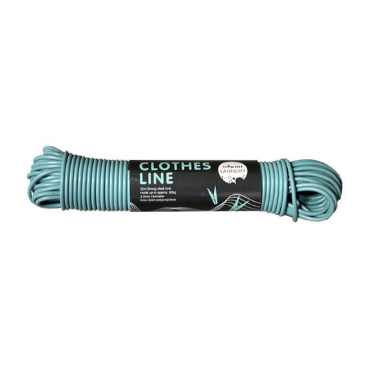 Steel Core Clothes Line 25 Metre -Teal