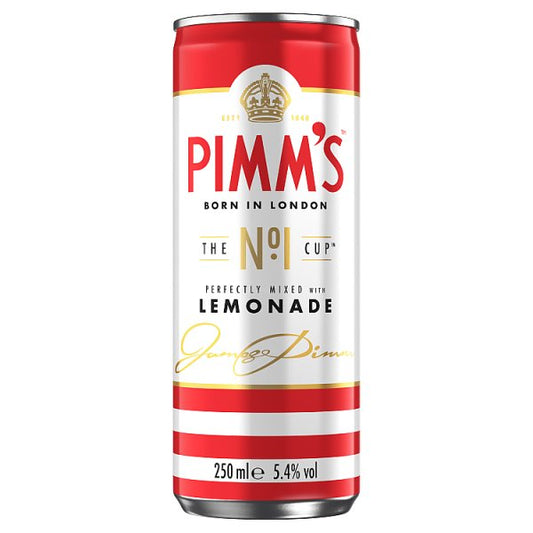 Pimms & Lemonade Ready To Drink Premix Can