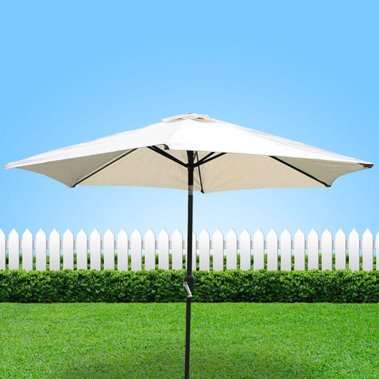 Garden Parasol by Wensum - 2.7M Beige