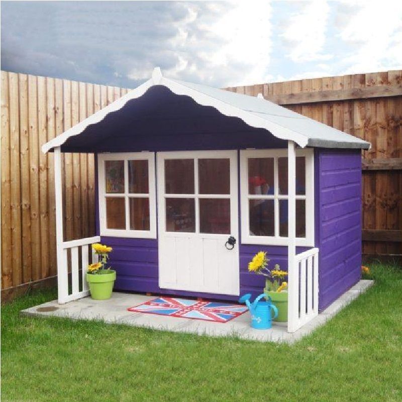 Shire Pixie 5' 10" x 5' 6" Apex Children's Playhouse - Premium Dip Treated Shiplap