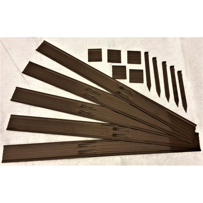 Swift Edge Garden Border Edging Kit 30m - Brown