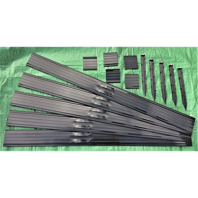 Swift Edge Garden Border Edging Kit 6m - Black