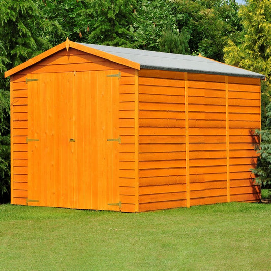 Shire Ashworth 6' 7" x 12' 2" Apex Shed - Premium Coated Overlap