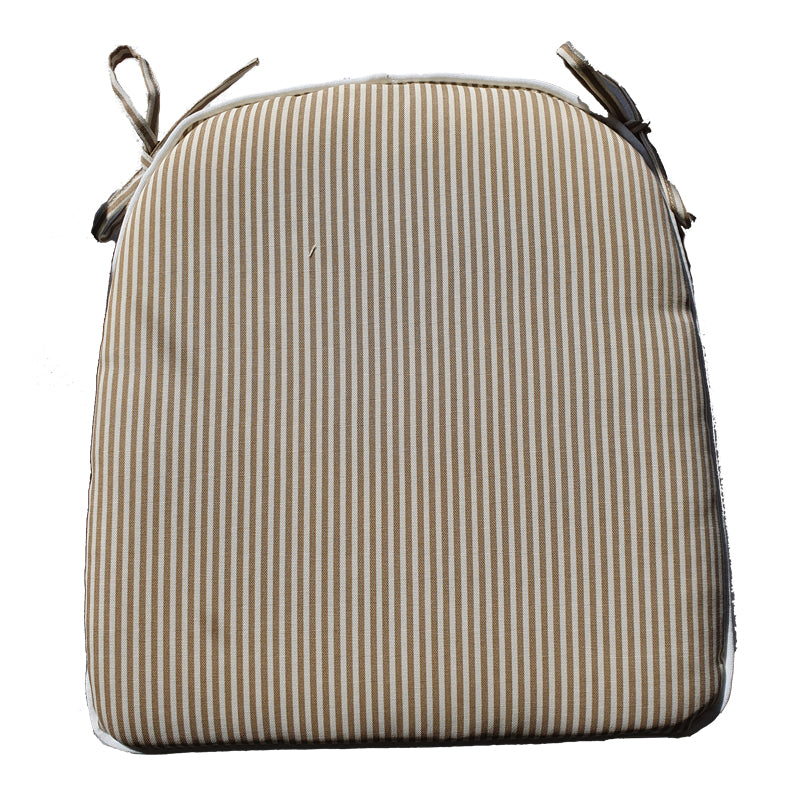 41x38 BROWN STRIPE Seat Pad