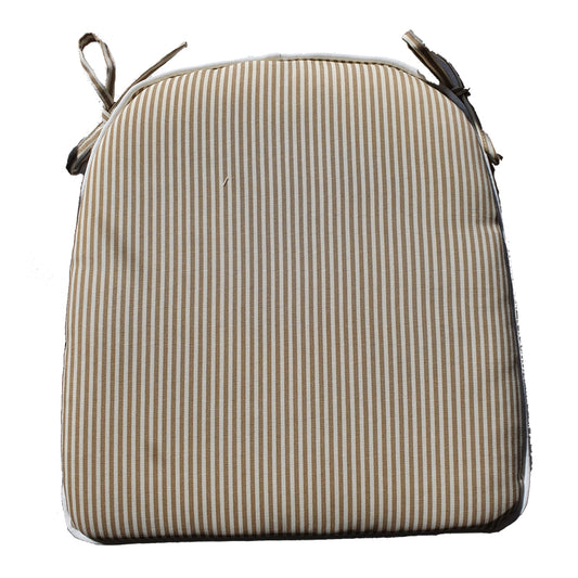 41x38 BROWN STRIPE Seat Pad